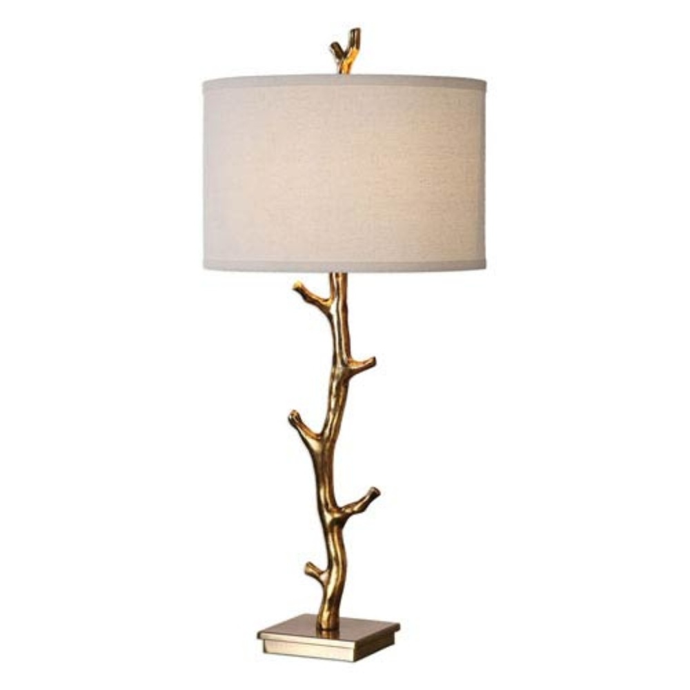 Single Javor Tree Branch Table Lamp